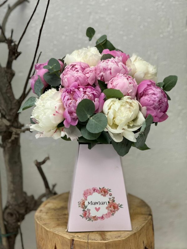 Bouquet Nuage de pivoines