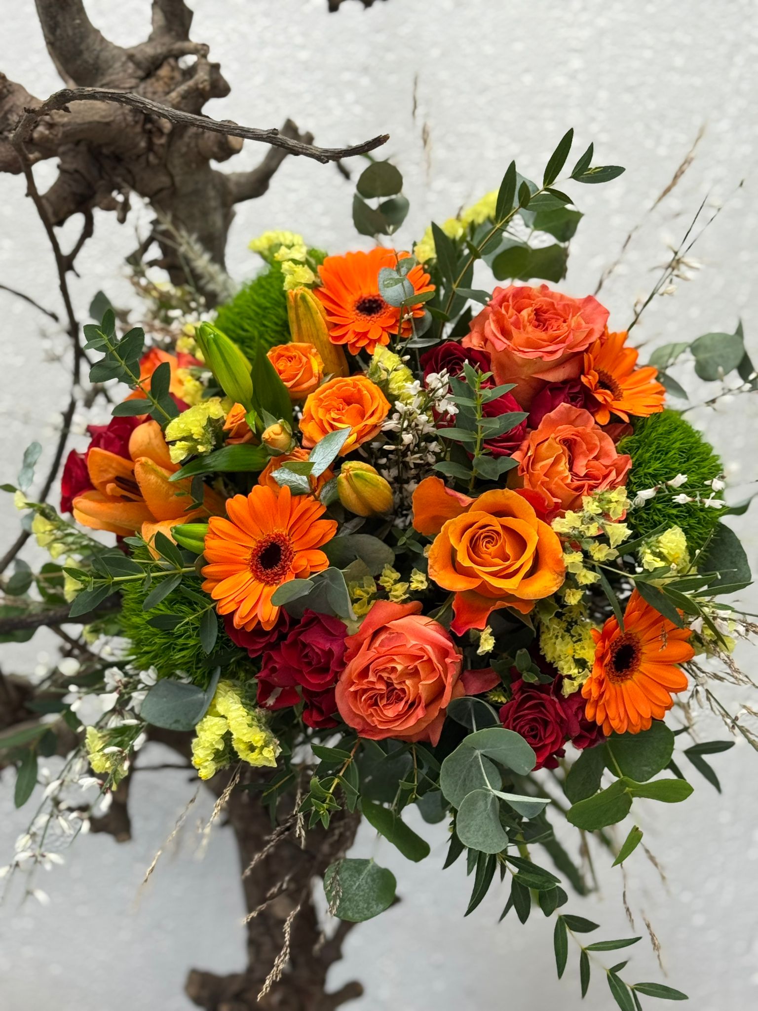 Bouquet Flame florale