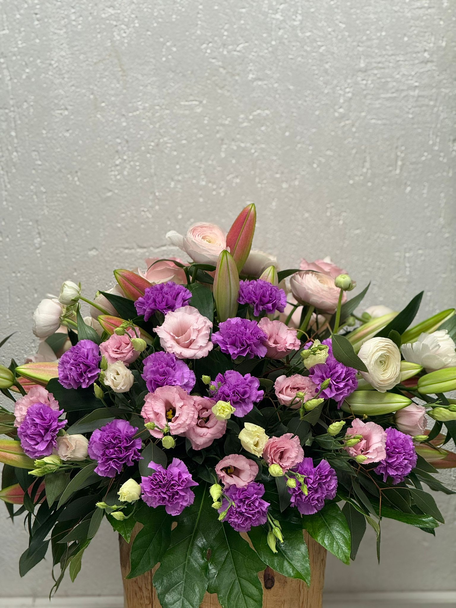 Coussin Velours florale