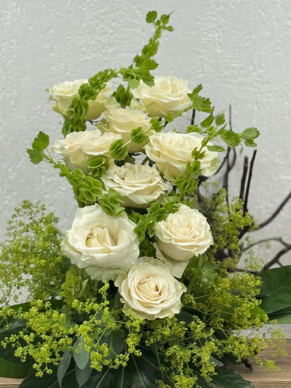 Composition florale instant poudrée